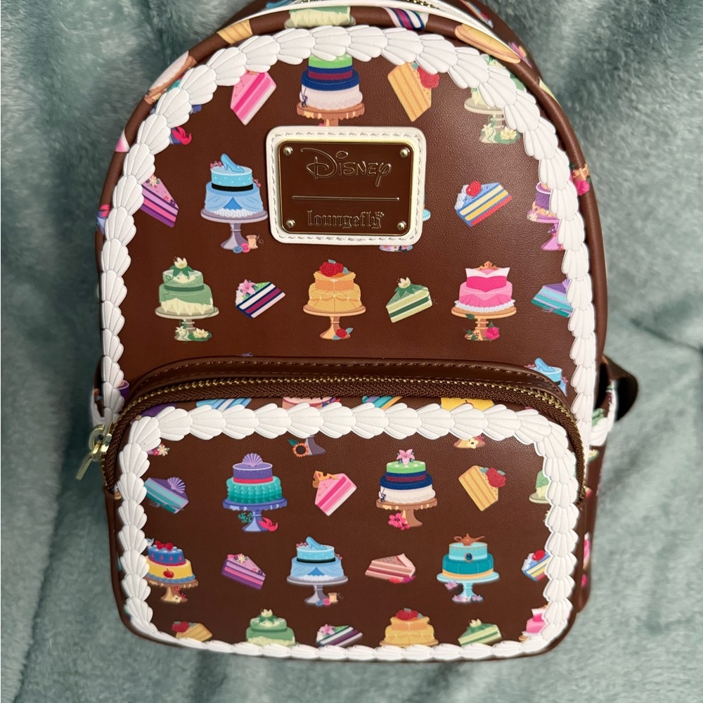 Loungefly Disney Princess Cakes Mini Backpack NWT